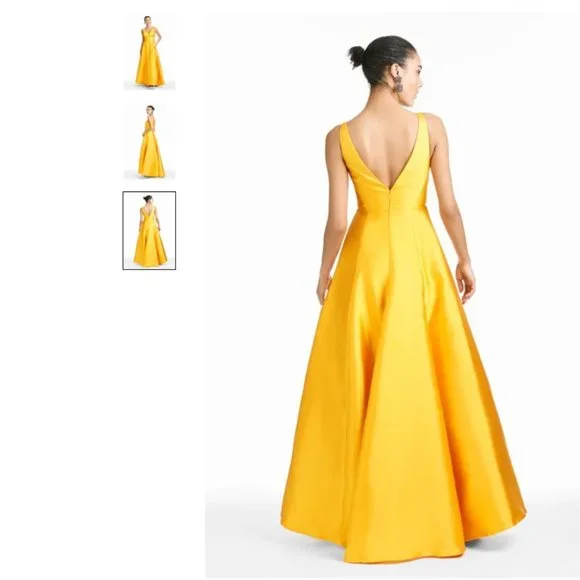 Sachin & Babi Rae Gown Mango - Picture 2 of 3